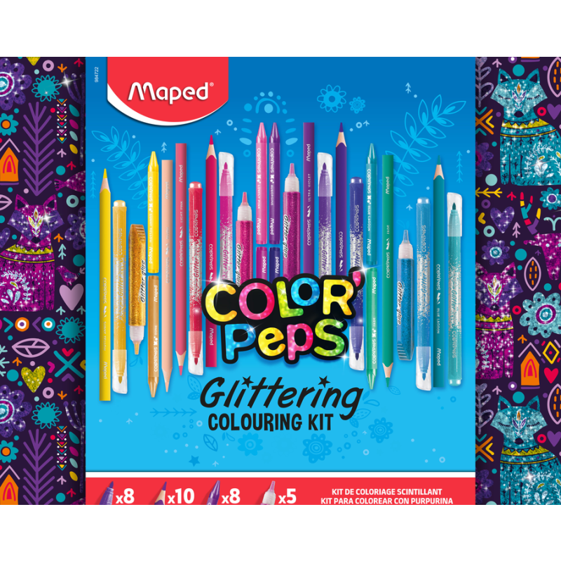 Conjunto de 50 peças para colorir, multicolor ㅤ, Colorir de licença